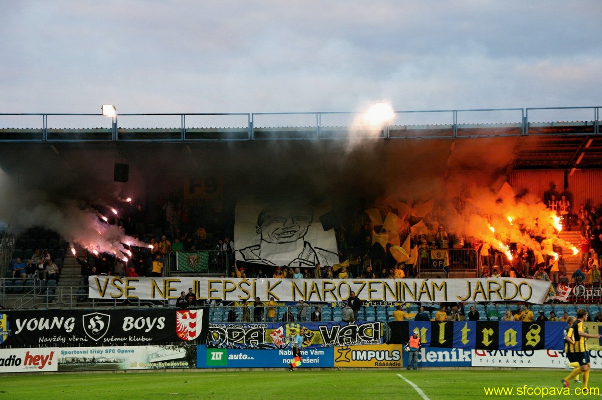 7. kolo SFC OPAVA Bohemians 1905 14 Fans SFC Opava